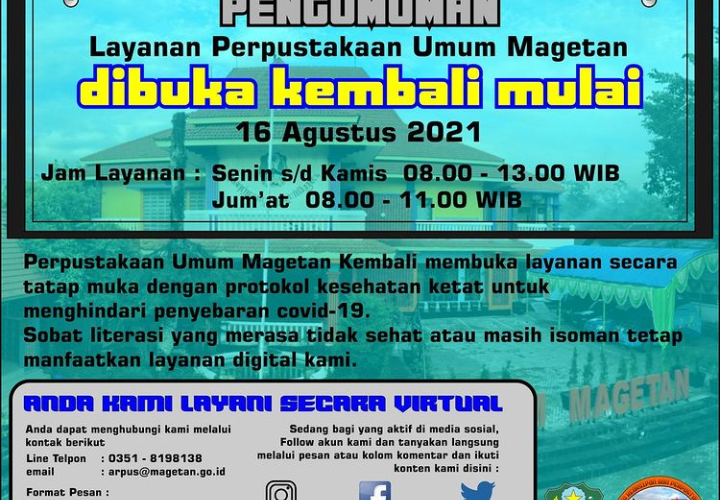 Layanan Perpustakaan Kembali Buka